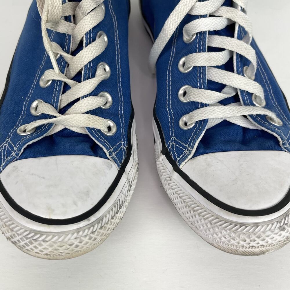 Converse Women's Sz 9 / Mens Sz 7 Blue Chuck Taylor All Star High Top Sneakers - Picture 11 of 16